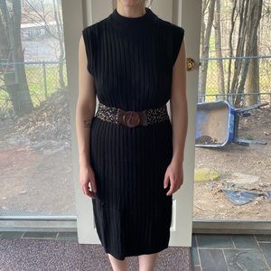 Vintage JFJ Knits 1970’s Sleeveless Sweater Dress